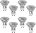 8-pack GU10 Halogenlampa 50W Dimbar 220V Varmvit 2800K Spotlight[TT]