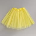 Tyllkjol, balettkjol, dans-tyllkjol gul yellow 40cm