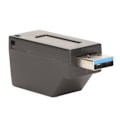 Miniatyrbild 8 av 8: USB Port Splitter Mini Portabel 3 Portar Hot Swapping USB 2.0 USB 3.0 Gränssnitt USB Hub Docka för Laptop Dator