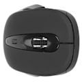 Miniatyrbild 8 av 8: Trådlös Mus Långt Överföringsavstånd Mini Fyrvägs Scrollhjul Optisk Mus för Notebook Tablet PC (Svart)