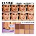 Mjuk dimma gradient concealerpalett täcker ansiktsfläckar, akneärr, fräknar och tårfåror Concealer[TT] 02 medium
