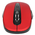 Miniatyrbild 4 av 9: Trådlös Mus Långt Överföringsavstånd Mini Fyrvägs Scrollhjul Optisk Mus för Notebook Tablet PC (Röd)