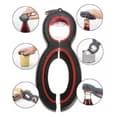 Miniatyrbilde 1 av 7: 6 in 1 Can and Lid Opener Multicolor multicolor