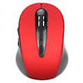 Miniatyrbild 2 av 9: Trådlös Mus Långt Överföringsavstånd Mini Fyrvägs Scrollhjul Optisk Mus för Notebook Tablet PC (Röd)