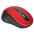Miniatyrbild 6 av 9: Trådlös Mus Långt Överföringsavstånd Mini Fyrvägs Scrollhjul Optisk Mus för Notebook Tablet PC (Röd)