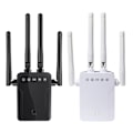 Miniatyrbild 2 av 8: M 95B Trådlös Repeater för Hemmakontor 300m Signalförstärkare Extender 4 Antenn Router WiFi Förstärkare 100‑240V
