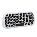 Miniatyrbild 10 av 10: Kontroller Tangentbord Professionell Chatt Röst Trådlöst Bluetooth Kontroller Knappsats med Klämhållare för PS5 Kontroller