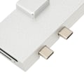 Miniatyrbild 3 av 8: Dual USB C Expansionshubb Professionell 7 Portar Plug and Play 5Gbps Dataöverföring USB C Hubb för Surface Pro 8 9 X