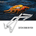 Miniatyrbild 4 av 7: Klämma i rostfritt stål Fisk Krabba Fiskefälla Utrustning Clip Tackle Tillbehör