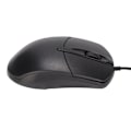 Miniatyrbild 6 av 10: Uppvärmd Mus 3 Nivåer Justerbar Svart Ergonomisk 1600DPI Trådbunden Värmemus för Windows för OS X System Skrivbord Laptop