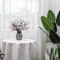 Miniatyrbillede 2 af 7: 6 Stk Efterår Faux Blomster Falske Babys Breath Blomst Bulk Kunstig Gypsophila Buket Silke Blomsterarrangementer Centerpieces for Home Køkken Soveværelse White