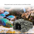 Miniatyrbillede 7 af 8: Fisk skjulested hule akvarium skildpadde krybdyr solbad skjulested habitat dekoration ornament (stor)