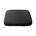 Miniatyrbild 1 av 5: Sittdyna i Memory Foam med Band, Långsam Återhämtning, Alla Säsonger, Halkfri, Tvättbar - Perfekt black Small