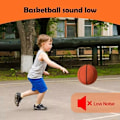 Miniatyrbild 2 av 5: Handleshh Tyst Skum Basketboll Dribbling inomhus Tyst Basketboll - Perfekt Black Cloud 21cm