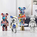 Pikkukuva 2 / 5: Bearbrick-patsas Karhu-patsaat ja -veistokset hahmot koristeet Pohjoismainen huoneen sisustus figuurit sisätilojen pääsiäiskoriste - Perfet Sales Promotion B