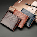 Miniatyrbild 7 av 8: Wallet herr läder plånbok herr plånbok pengapåse - Perfet blue