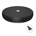 Miniatyrbild 1 av 5: Smart laddningsbar justerbar hastighet elektrisk skivspelare 360 grader 110/220v-Perfet Black US standard 110V