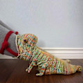 Miniatyrbild 2 av 4: Unisex Julstrumpor med Djurmönster - Snygga Mid-Calf Strumpor - Perfekta Chameleon