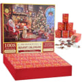 Miniatyrbillede 1 af 8: Adventskalenderpuslespil, Puslespil Adventskalender 2023 Jul Familieferie Puslespilværktøj 1