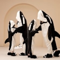 Miniatyrbild 1 av 2: Stitch Shark Body Förtjockad Höst Vinter Heminredning - Perfet Da Tong S#70-80kg 145-155CM