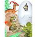 Miniatyrbillede 2 af 5: Dinosaur Æg Legetøj med LED Lys og Lyde - Perfekt til Påske, Fødselsdage og Gaver (T-Rex) -Perfet