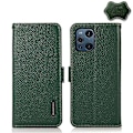 Miniatyrbilde 1 av 4: for OPPO Find X3 / X3 Pro KHAZNEH Side-Magnetic Litchi Leather RFID Case-Perfet Green