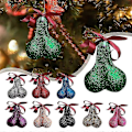 Miniatyrbilde 3 av 5: Julekule-Hengende Pynt Kreativ Juletrær Ornamenter Dekor-Perfekt red
