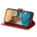Miniatyrbild 4 av 4: Sju-blommiga präglade läderfodral för telefon - Perfet Compatible with MotorolaMoto G35