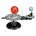 Miniatyrbillede 2 af 4: Solcellesystem Model DIY Globe Jord Sol Måne Orbit Planetarium Uddannelsesmæssigt Legetøj - Perfekt