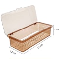 Pikkukuva 3 / 5: Läpinäkyvä Cutlery Tray - pölytiivis ruokailuvälineiden säilytyslaatikko - Perfet Transparent Grey