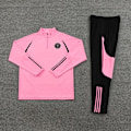 Miniatyrbillede 3 af 3: Mub- 2324 New Miami fodboldtrøje nr. 10 Messi langærmet fodboldtræningsuniform pink- Perfet M