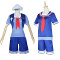Miniatyrbilde 1 av 4: Stranger Things sesong 3 Scoop Ahoy Steve Harrington Cosplay Costume Halloween - Perfet man M