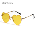 Pikkukuva 1 / 10: Sydän aurinkolasit Naisten aurinkolasit CLEAR YELLOW- Perfet Clear Yellow