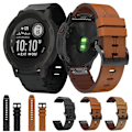 Miniatyrbild 5 av 5: Läderarmband för Garmin Instinct 2, perfekt för Garmin Instinct 2 Black