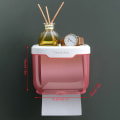 Pikkukuva 1 / 9: Vedenpitävä seinäteline WC-paperiteline Hylly WC-rulla - Perfet Red S