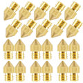 Miniatyrbild 2 av 5: 22st skrivarmunstycken Mk8 munstycke 0,2 mm, 0,3 mm, 0,4 mm, 0,5 mm, 0,6 mm, 0,8 mm, 1,0 mm för Makerbot Cr-10 3d-skrivare (FMY) - Perfet