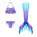 Miniatyrbillede 2 af 3: Fishtail badedragt til børns strandbikini havfrue badedragt 6-7 år gammel- Perfet 6-7 years old 120#