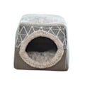 Miniatyrbild 3 av 5: & för Innekatter - Tvättbar Liten Djurbädd Kattält - Övertäckt Grotta & för Innekatter - Perfekt Gray XL