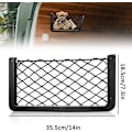 Miniatyrbild 4 av 5: Förvaringsnät för husbilar, 4-pack Lastnät Bilförvaringsnät Husbil Van Förvaringslösningar med Plastram Elastiskt Nätväska -Perfekt with 2 Hooks