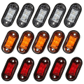 Miniatyrbilde 3 av 6: 10 STK Varsellys LED diodelys LED sidemarkeringslys - Perfet Yellow