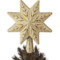 Miniatyrbillede 6 af 6: Christmas Star Tree Topper, Illuminated Star Tree Topper Guld juletræsstjerne med projektorlys - Perfet