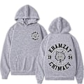 Miniatyrbillede 5 af 5: Khamzat Chimaev Fighter Print Hættetrøjer Streetwear Herre Dame Tøj Mode Sweatshirts Fleece Langærmet Pullovers Hættetrøje Y2K-Perfekt Red XL