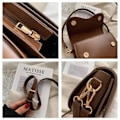 Miniatyrbillede 5 af 10: Skuldertaske Crossbody taske-Perfet brown