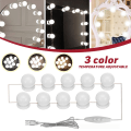 Pikkukuva 4 / 6: Hollywood Style LED Lights Makeup Vanity Table USB Mirr - Perfet White 10pcs