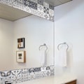 Miniatyrbild 6 av 8: Grå Mosaik Kakel Stickers Golv Kök Badrum Väggdekoration- Perfet 10*10cm