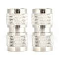 Miniatyrbilde 2 av 5: 2 stk. 50 ohm messing N Type hann til hann adapter rett kontakt - Perfekt