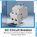 Miniatyrbild 5 av 5: TOMZN 2P DC 1000V Solcell Mini Brytare DC MCB Brytare Kompatibel med PV System-Perfet