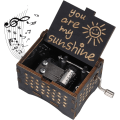 Miniatyrbild 1 av 5: Speldosa Handvev av trä Speldosor You are My Sunshine - Perfet