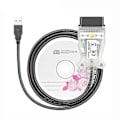 Miniatyrbillede 1 af 5: K+DCAN Chip Kompatibel med OBD2 Auto Bil Diagnostiske værktøjer Scanner Switch USB Interface Kabel K + DCAN Kompatibel med-Perfet
