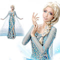 Miniatyrbild 3 av 5: Elsa Klänning Vuxen Kvinna Kostym - Perfekt XL